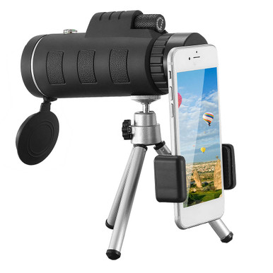 iMounTEK® 40x40 HD Optical Monocular Telescope with Phone Mount