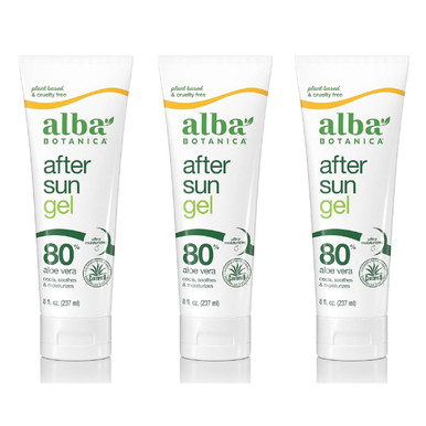 Alba Botanica Gel Aloe Vera After Sun (3-Pack)