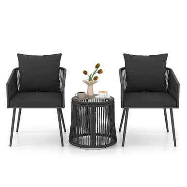 Rattan Conversation Furniture (3 Piece Set)