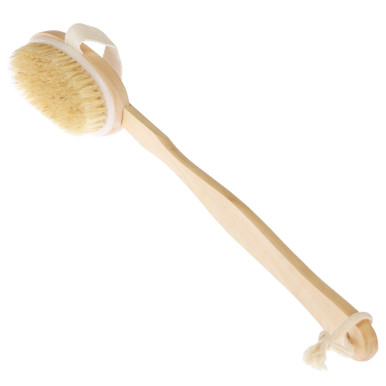 Long-Reach 15" Bath & Shower Brush with Detachable Handle