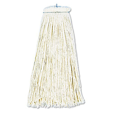 Boardwalk White Cotton Cut-End Wet Mop Heads (16-Ounces)