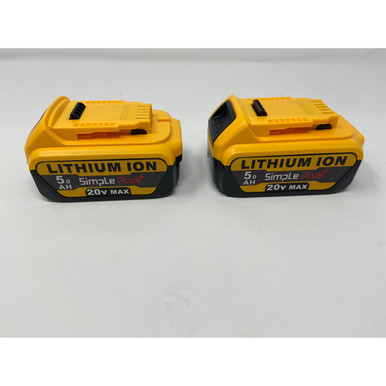 5.0AH 20V Max Battery Replacement (2-Pack)