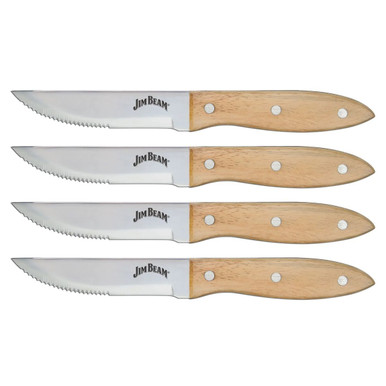 Jim Beam 4-Piece Serrated Steak Knife Set