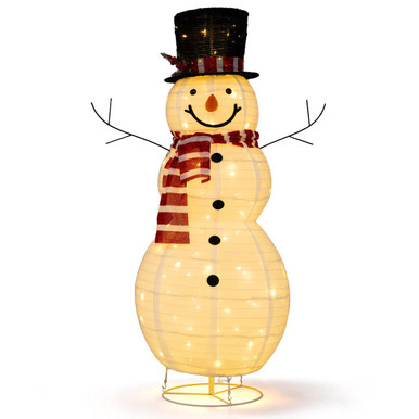 Lighted Christmas Snowman Decoration