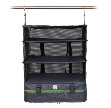 Large Grey Mobile Travel Closet
