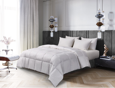 Photos - Duvet Blue Ridge Home Fashions, Inc. Oslo 240-tc Cotton White Goose Down and Fea