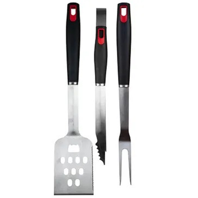 3-Piece Stainless Steel Barbecue Tool Set