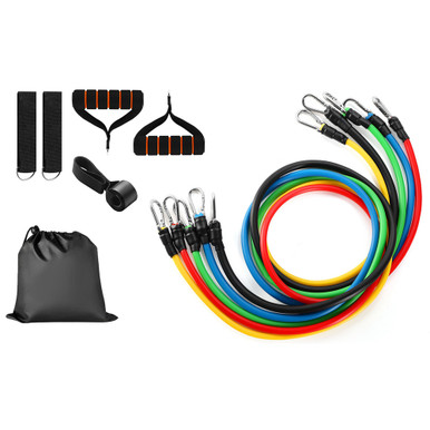 11-Piece Resistance Bands Set