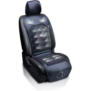 Zone Tech&reg; Black-Cooling Car Seat Cushion