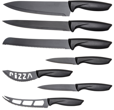 Stainless Steel Kitchen Knives (Set of 7)