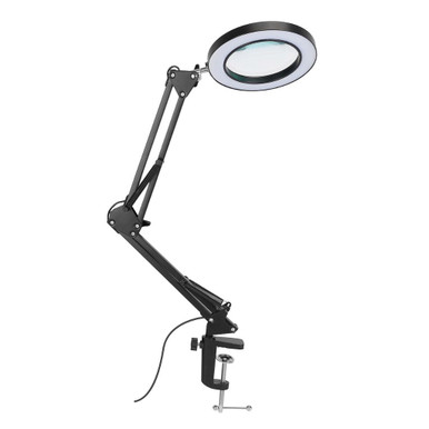 2-in-1 Magnifier & Desk Lamp with 72 LED Lights & 10 Brightness Modes