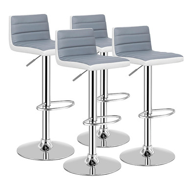 Adjustable Height Swivel Bar Stools (Set of 4)