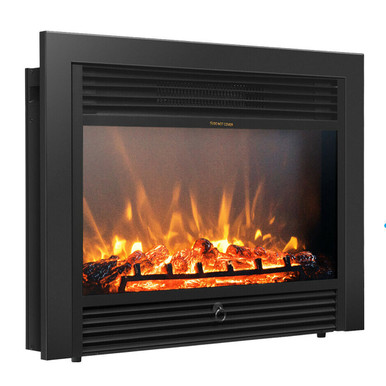 Electric 28.5" Insert Fireplace Heater with Remote Control