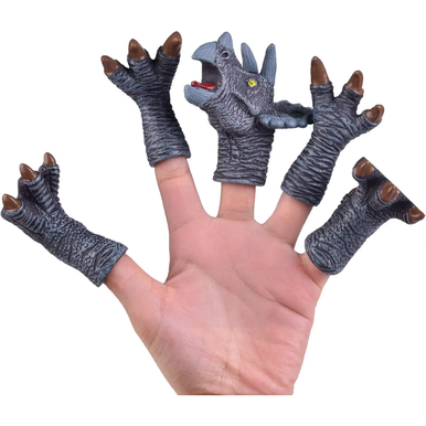 5-Piece Dinosaur Finger Puppet