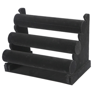 3-Tier Velvet Jewelry Stand