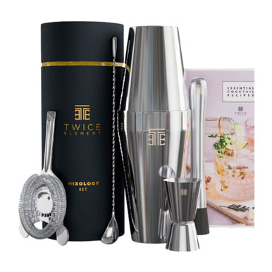 Twin Element™ Boston Cocktail Shaker Kit with Gift Box