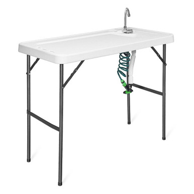 Foldable Camping Sink with Faucet and Sprayer