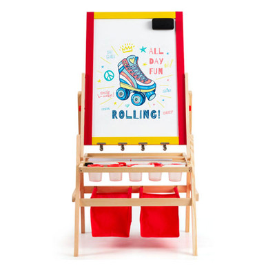 Flip-Over Double-Sided Kids' Art Easel