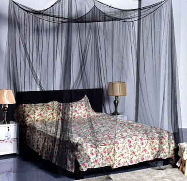 4-Corner Bed Post Mosquito Net Canopy