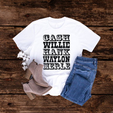 Country Music Legends T-Shirt - Small / T-shirt