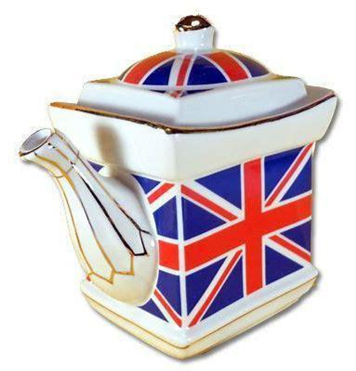 Union Jack Square Teapot