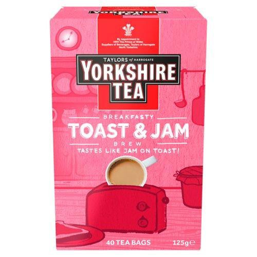 Taylors of Harrogate - Yorkshire Toast & Jam Brew 40 Tea Bags - British  Pedlar