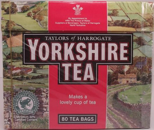 Taylors of Harrogate Yorkshire Red, 80 Teabags, (Pack of 5)