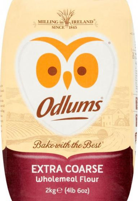 Odlums - Extra Coarse Wholemeal Flour, 2kg