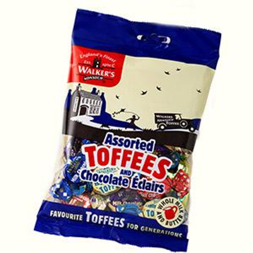 Walkers Nonsuch - Assorted Toffees & Chocolate Eclairs, 150g