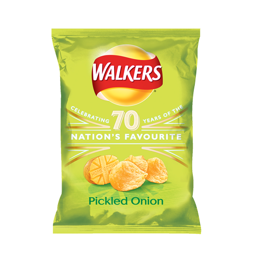 Walkers Crisps - Pickled Onion, 32.5g