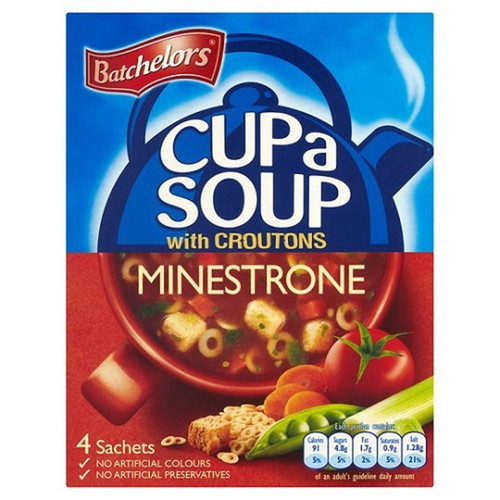 Batchelors Cup-a-Soup Cream Of Vegetable, 4pk