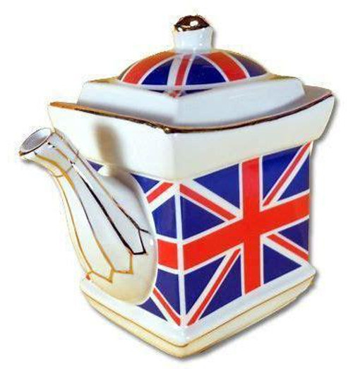 Union Jack Square Teapot