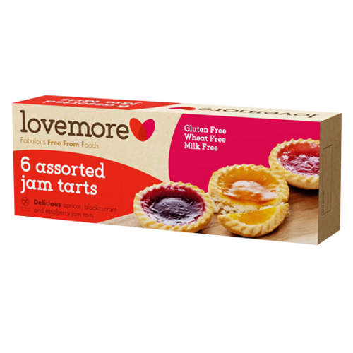 Lovemore - Gluten Free Assorted Jam Tarts 6pk, 6.7oz