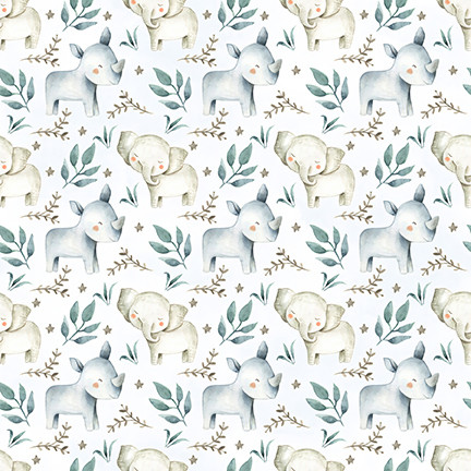 Jungle Pattern 01 Printed Tea Towel, Made In Australia