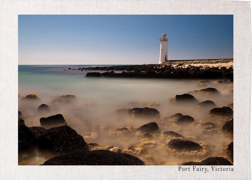 Lighthouse, Port Fairy, Victoria, Printed Tea Towel