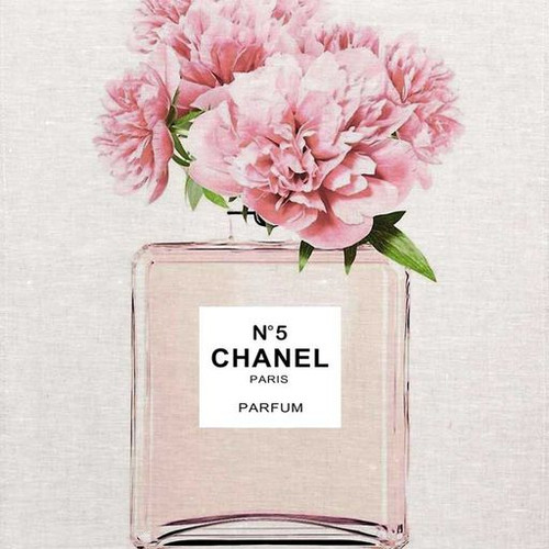 Chanel, No 5 Perfume Bottle Printed Tea Towel