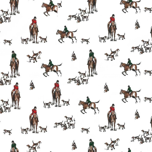 Horse Repeat Pattern Printed Tea Towel