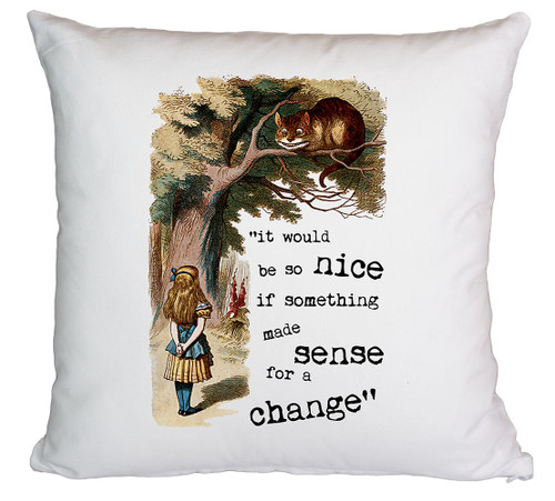 Alice In Wonderland Cushion Cover