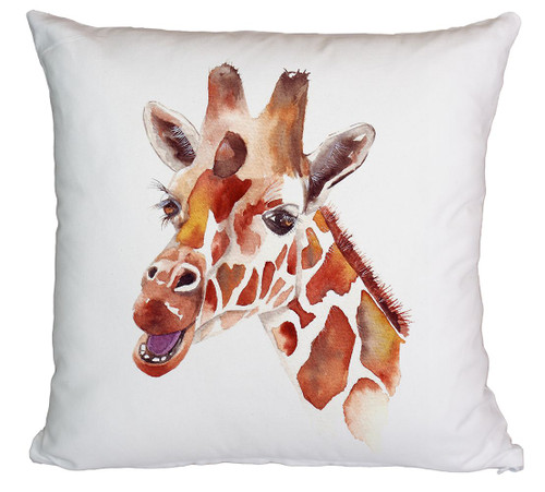 Giraffe Printed Cushion Cover