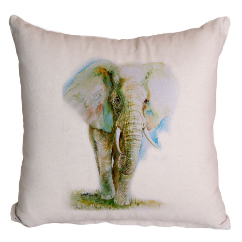 Elephant Printed Cushion Cover