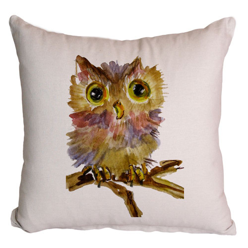 Owl Printed Cushion Cover