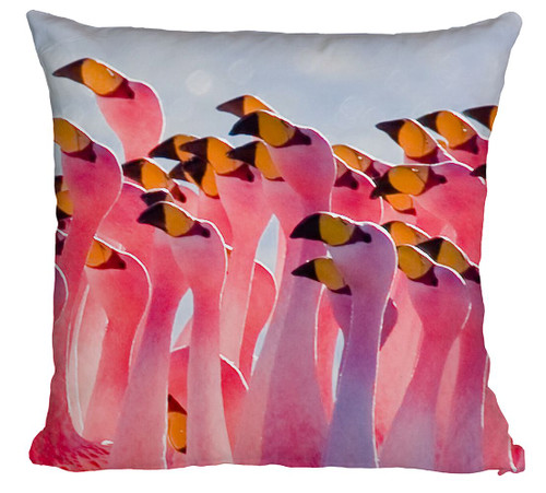 Flamingo Printed Cushion Cover