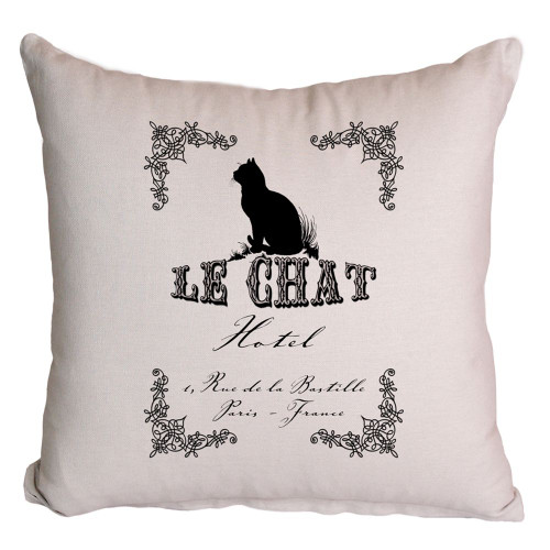 Cat Print Cushion Cover