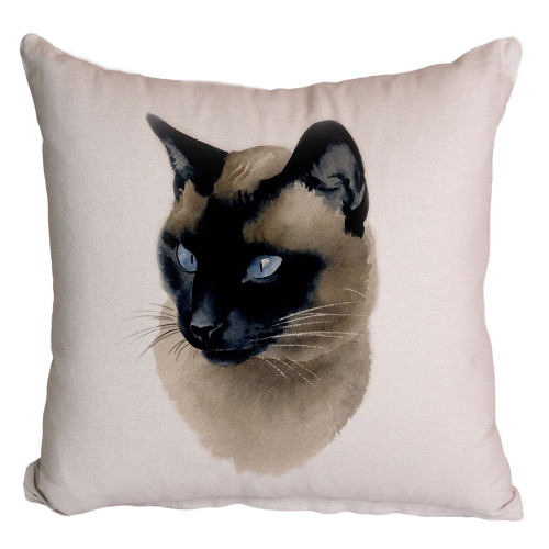 Cat Printed Cushion Cover