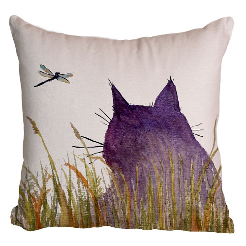 Cat Printed Cushion Cover