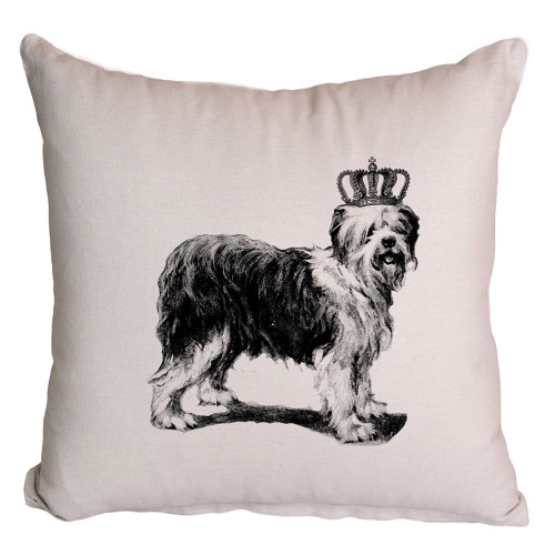 Dog Printed Cushion Cover