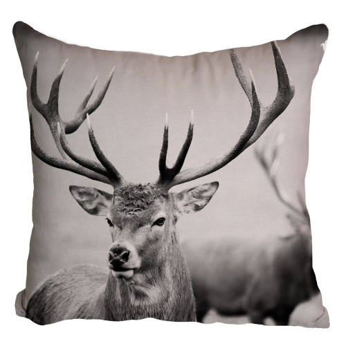 Deer Printed Cushion Cover
