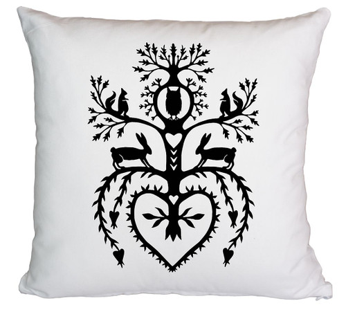 Rabbit Printed Cushion Cover