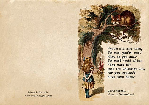 Alice In Wonderland Business Card