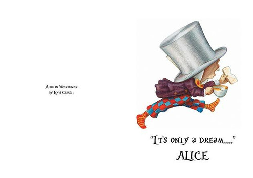 Alice In Wonderland Business Card